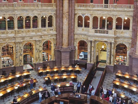Bose explores largest library in the United States