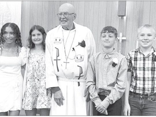 Confirmation held at Faith Lutheran Church