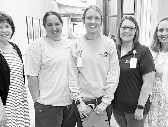 Jeffres named Employee of the Quarter at VCHS