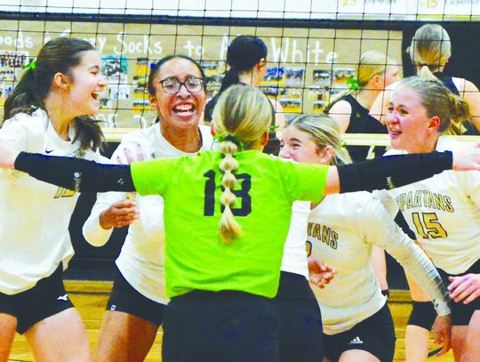 SWEEP SENDS SPARTANS TO STATE