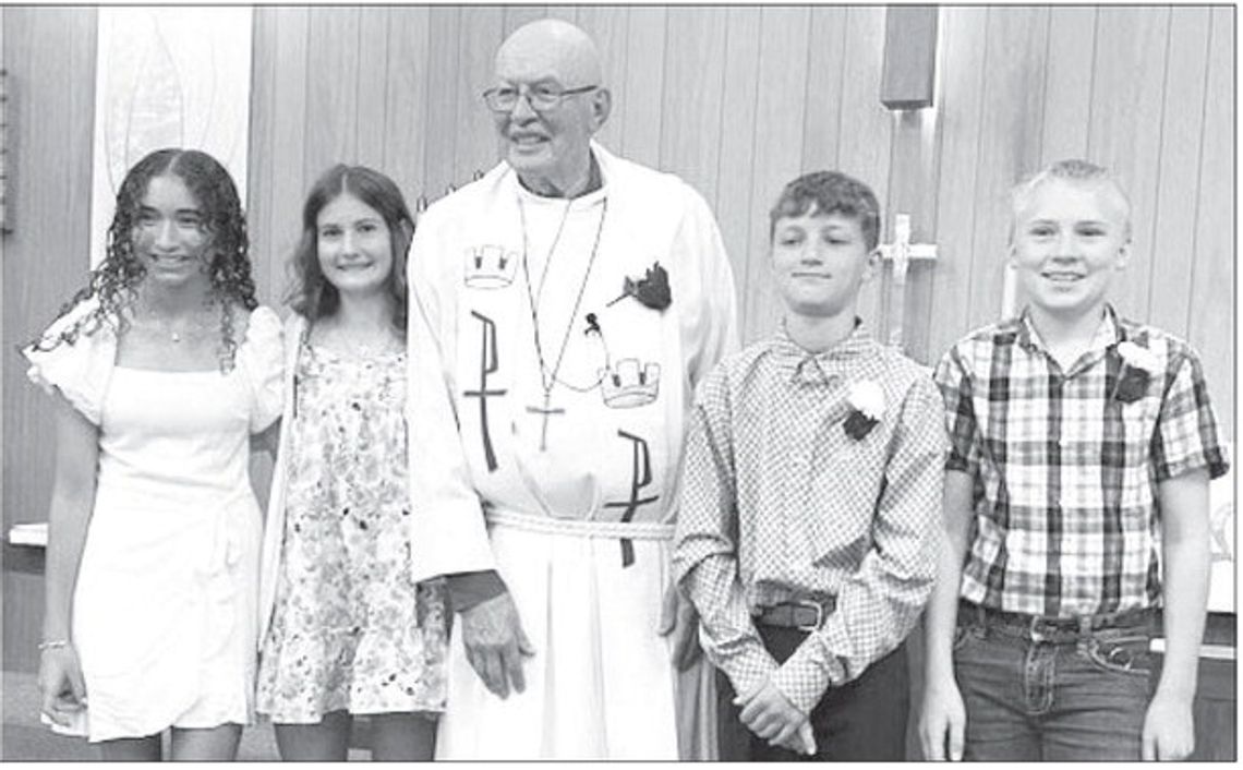 Confirmation held at Faith Lutheran Church