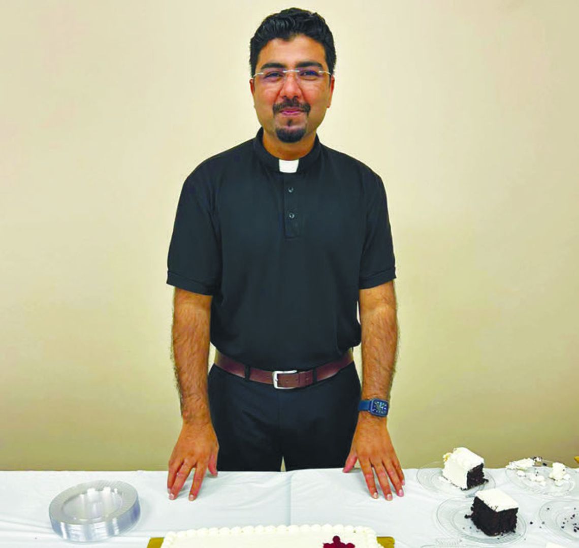 Father Masih ready to serve area Father Masih ready to serve area
