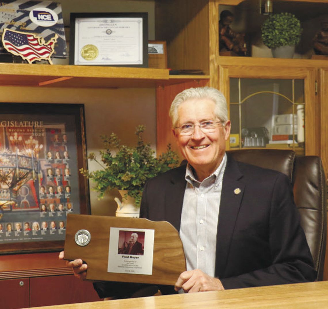 Meyer completes final session as state senator