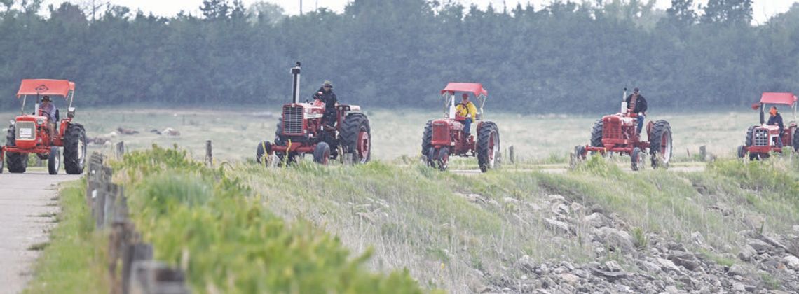 Tractor ride is enjoyable, educational Tractor ride is enjoyable, educational