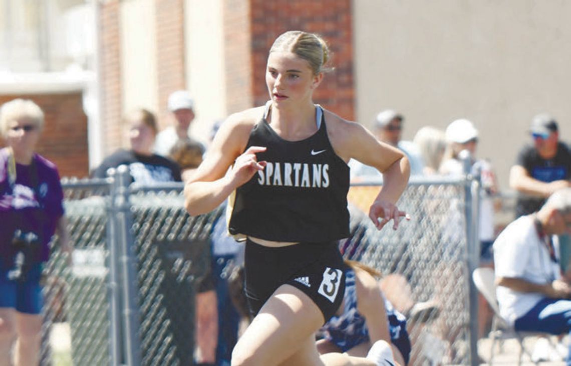 Two Spartans punch tickets to state track Two Spartans punch tickets to state track